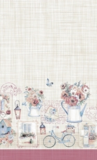 Полотенце кухонное Самойловский текстиль Открытки вафельное хлопок, 40 x 70см