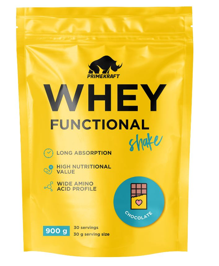 Изображение товара Коктейль протеиновый PRIME KRAFT Whey Shake Шоколад 900г