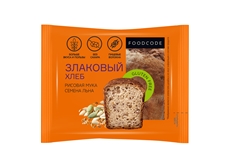 Хлеб Foodcode злаковый семена льна, 200г