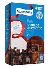 Крупа рис Мистраль Кубань круглозерный в пакетах для варки 5шт, 400г