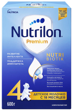 Смесь молочная детская Nutrilon 4 Premium с 18 месяцев, 600г