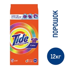 Стиральный порошок Tide Professional Аква Пудра Color для цветного белья автомат, 12кг