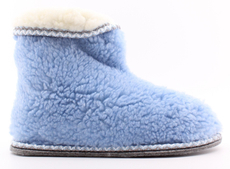 Тапочки женские Lucky Land 3159 W-FUR-S шерстяные с цветком, р. 36-41