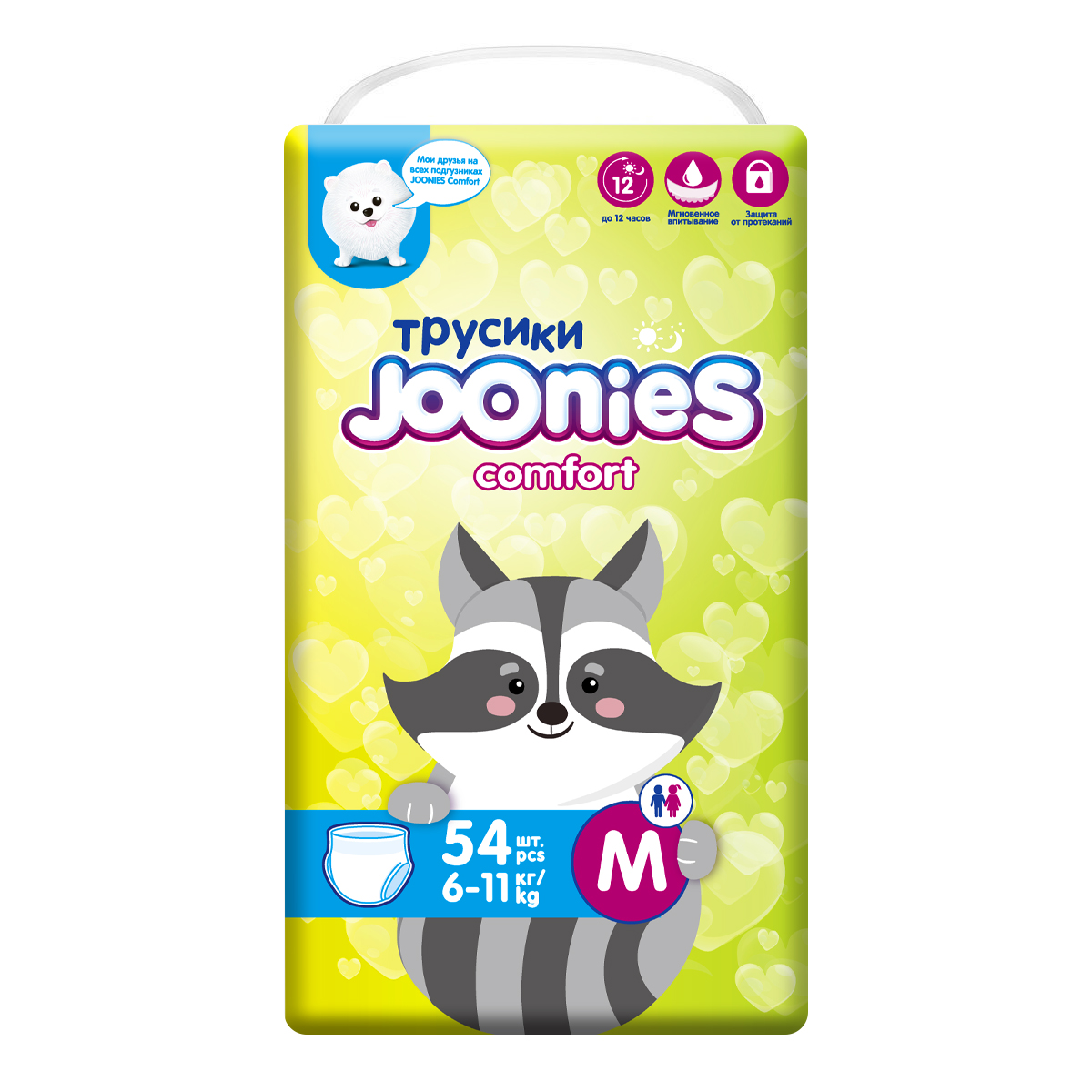Изображение товара Подгузники-трусики Joonies Comfort размер M 6-11кг, 54шт