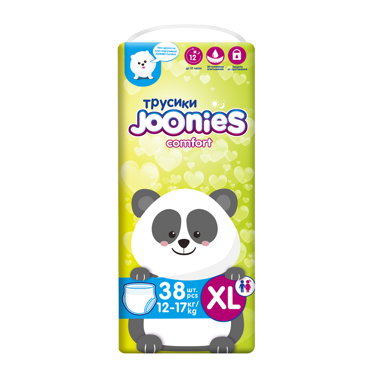 Изображение товара Подгузники-трусики Joonies Comfort размер XL 12-17кг, 38шт