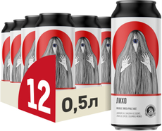 Пиво Brewlok Likho the One-Eyed светлое, 0.5л x 12 шт