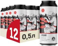 Пиво Brewlok Леший эль светлое, 0.5л x 12 шт