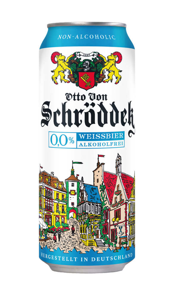 Изображение товара Пиво Otto Von Schrodder безалкогольное, 0.5л