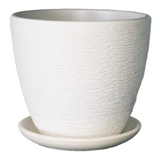 Горшок-гнездо с поддоном Композит Крокус №3 керамический, 2.3л