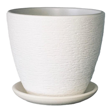 Горшок-гнездо с поддоном Композит Крокус №6 керамический, 8.1л