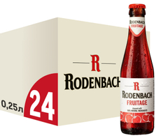Напиток пивной нефильтрованный неосветленный пастеризованный Rodenbach Fruitage, 0.25л x 24 шт