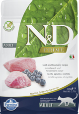 Корм сухой Farmina N&D для кошек ягненок-черника, 300г