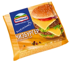 Сыр плавленый Hochland Чизбургер 45%, 150г