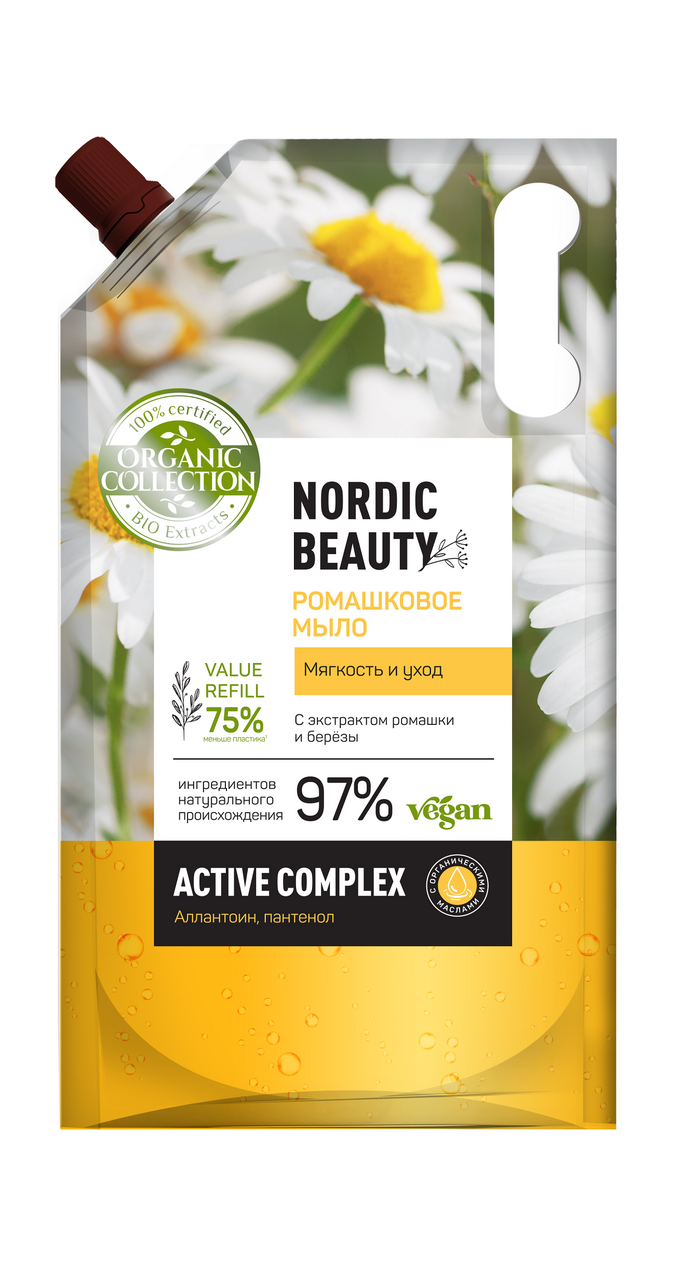 Мыло жидкое Collection Ромашковое Мягкость и уход, 1л