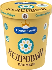Мороженое Гроспирон Пломбир кедровый, 410г
