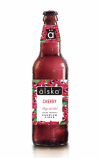 Сидр фруктовый Alska Вишня полусладкий, 0.5л