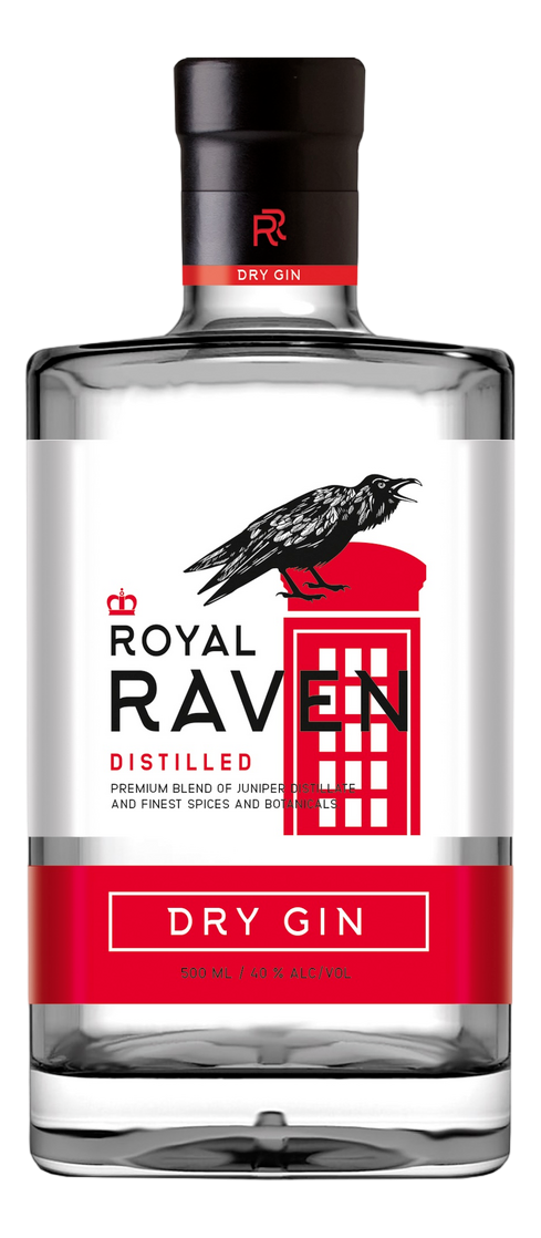 Джин dry gin. Джин Роял Рейвен драй 0,7л. Джин"Роял Рейвен драй" 0.5л. Royal Raven Dry Gin. Джин «Роял Рейвен драй» 40% 0,5 л.