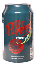 Напиток газированный Dr Pepper вишня безалкогольный, 330мл