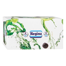 Салфетки бумажные Regina 4-слойные, 110шт