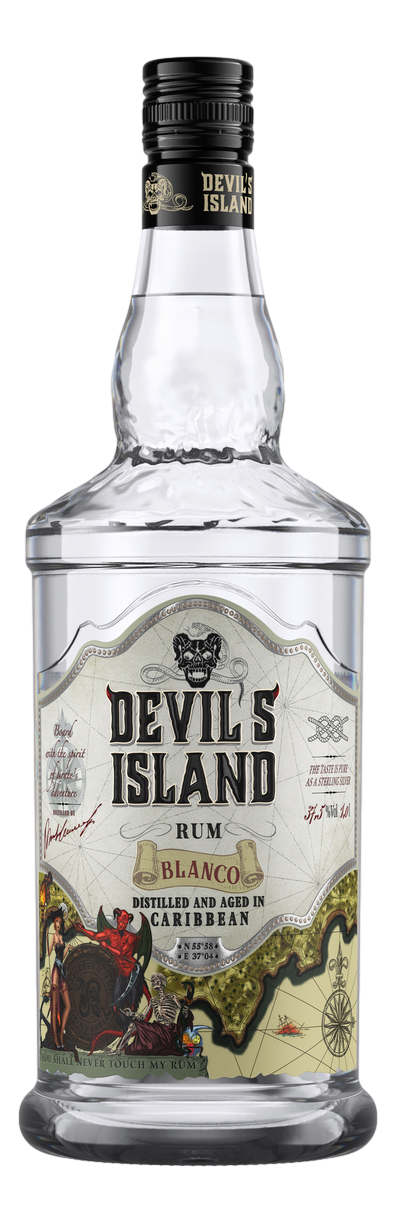 Изображение товара Ром Devil's Island Blanco, 1л - Белый ром для коктейлей