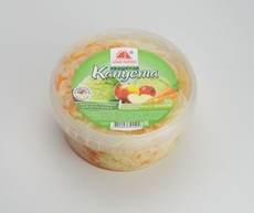 Капуста Алые паруса квашеная с яблоками, 500г