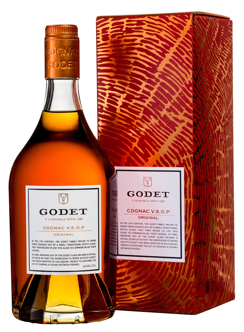 Коньяк Godet VSOP Original Cognac в подарочной упаковке, 0.7л купить по  выгодной цене, самовывоз алкоголя из магазина в Москве