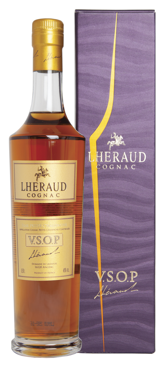 Изображение товара Коньяк Lheraud VSOP в подарочной упаковке 0.5л