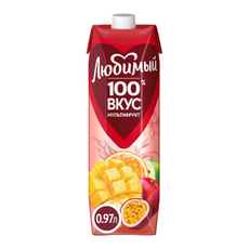 Нектар Любимый Мультифрукт с мякотью, 970мл