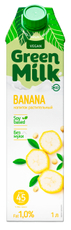 Напиток растительный соевый Green Milk Professional с бананом, 1л