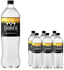 Напиток Evervess Индиан Тоник газированный, 1.5л x 6 шт