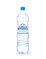 Вода Горная вершина питьевая негазированная, 1.5л