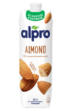 Напиток растительный миндальный Alpro 1.1%, 1л