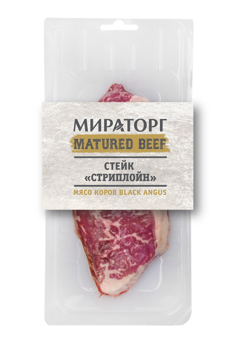 Стейк Мираторг Matured Beef Стриплойн охлажденный, 250г купить с доставкой  на дом, цены в интернет-магазине