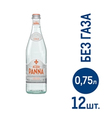 Вода Acqua Panna минеральная негазированная, 750мл x 12 шт