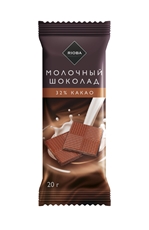 RIOBA Шоколад молочный 32% какао, 20г