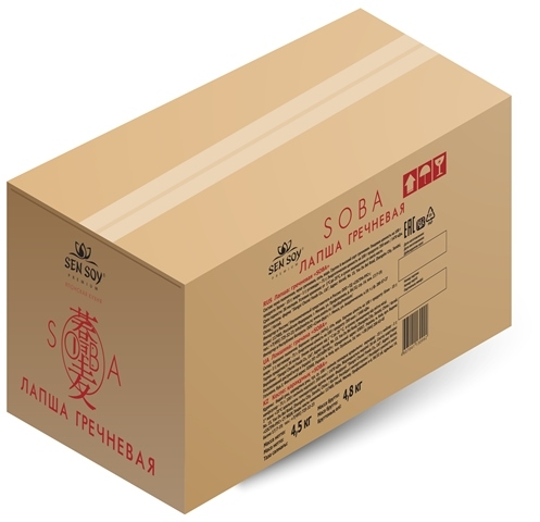 Лапша Sen Soy гречневая Soba, 4.5кг купить с доставкой на дом, цены в ...