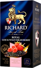 Чай Richard Royal Goji & Wild Strawberry ароматизированный (1.7г х 25шт), 42г