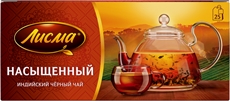 Чай Лисма насыщенный пакетированный (1.8г x 25шт), 45г