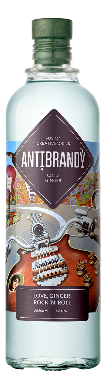 Изображение товара Напиток спиртной Antibrandy Love Ginger Rock'n'Roll 0.5л, оригинальный вкус, Армения