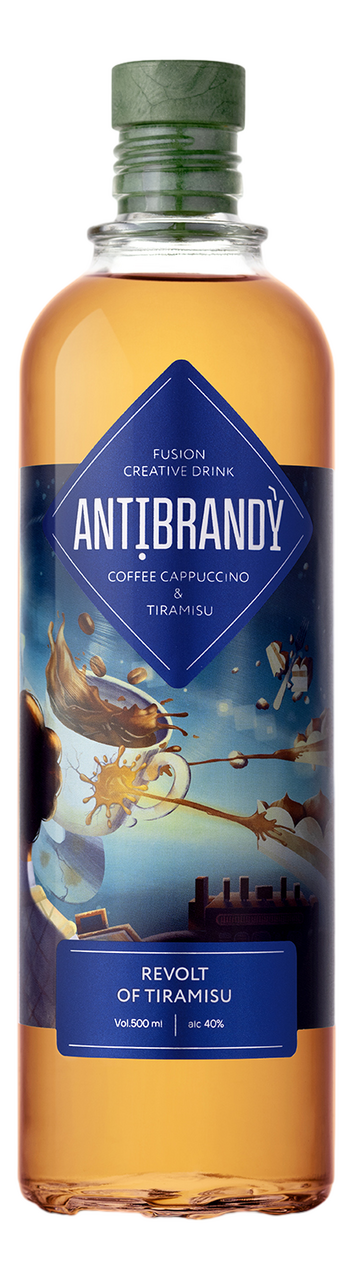 Изображение товара Спиртной напиток Antibrandy Revolt of Tiramisu 0.5л с натуральным вкусом