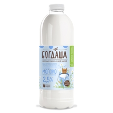 Молоко Богдаша пастеризованное 2.5%, 1.5л