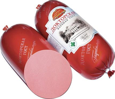 Колбаса Гарибальди Докторская вареная высший сорт ГОСТ, ~500г