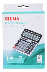 SIGMA Калькулятор настольный DC600 12 разрядов
