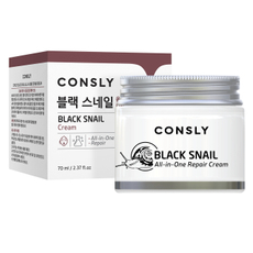 Крем для лица Consly многофункциональный восстанавливающий с муцином черной улитки, 70мл