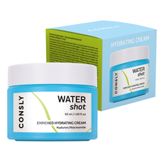Крем для лица Consly Water Shot Enriched Hydrating с гиалуроном и ниацинамидом, 50мл