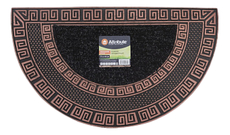 Коврик придверный Attribute Mat Meander Round ПВХ, 71 x 41см