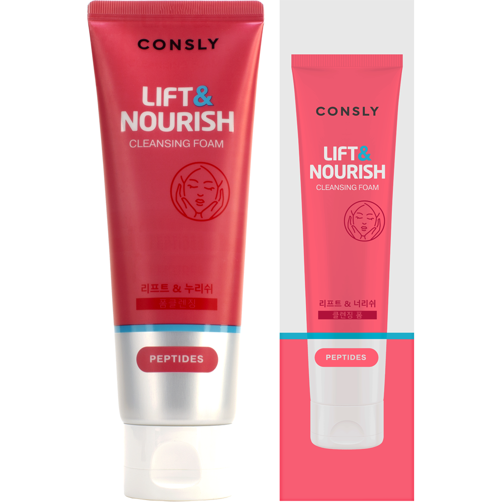 Изображение товара Пенка для умывания Consly Lift&Nourish с пептидами, 120мл