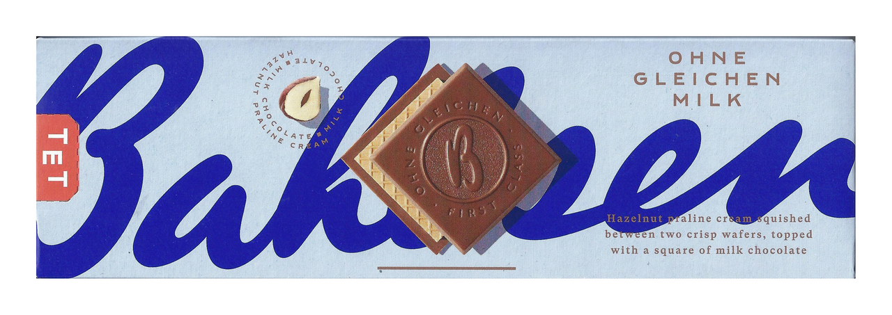 Вафли Bahlsen First Class с молочным шоколадом, орехами и кремом, 125г