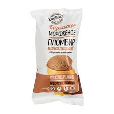 Мороженое пломбир Козельское молоко Шоколадное в вафельном стаканчике 15%, 180г