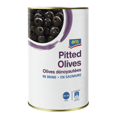 aro Оливки черные без косточки, 4.25л